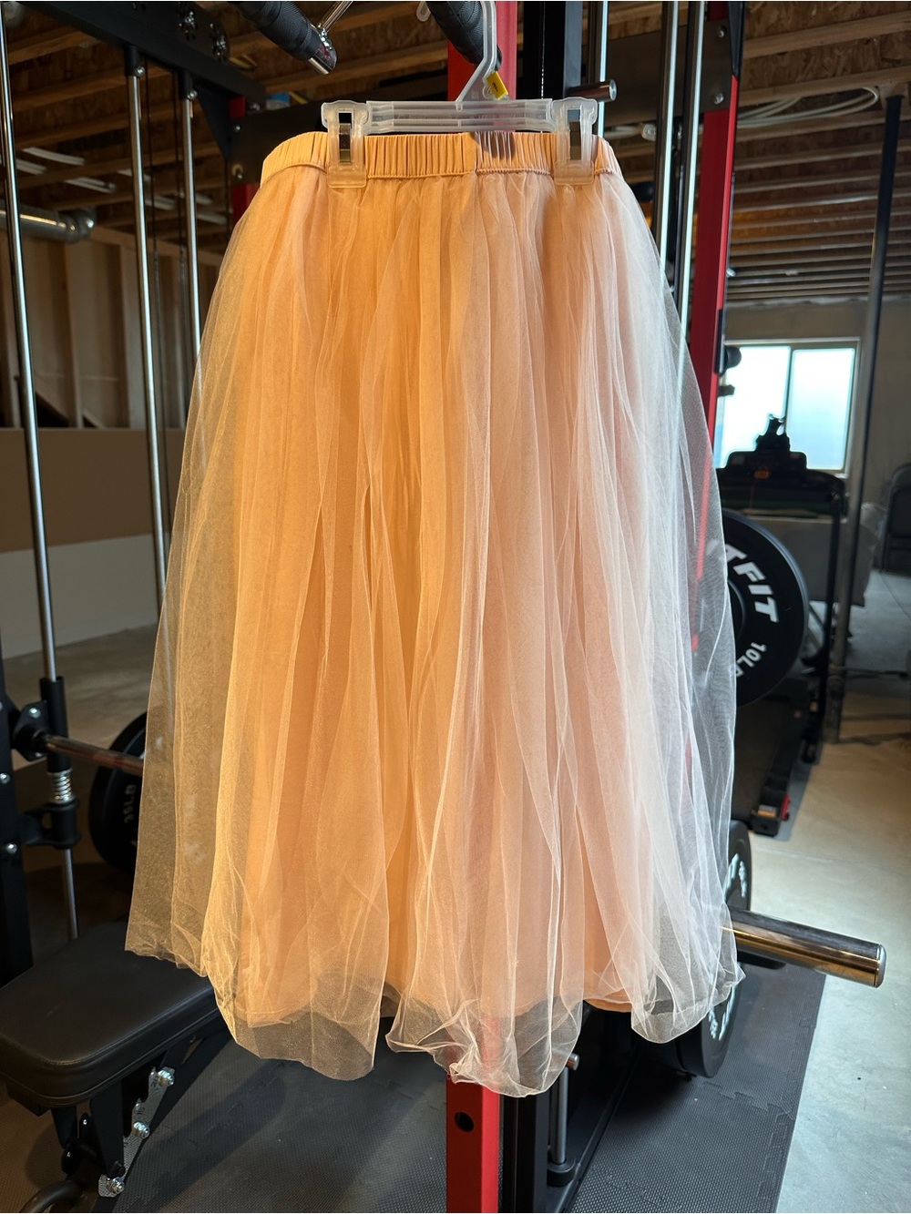 Forever 21 Pink Tulle Midi Skirt